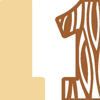 Intra απο ξύλο plywood 3mm-4mm πάχος – Αριθμοί υφής ξύλου 3D Δίασταση  20x20 cm INTRAFABR-100476731 - Image 3