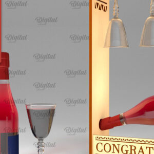 Intra απο ξύλο plywood 3mm-4mm πάχος – Ξύλινη θήκη για μπουκάλι κρασιού Δίασταση  20x20 cm INTRAFABR-100541209