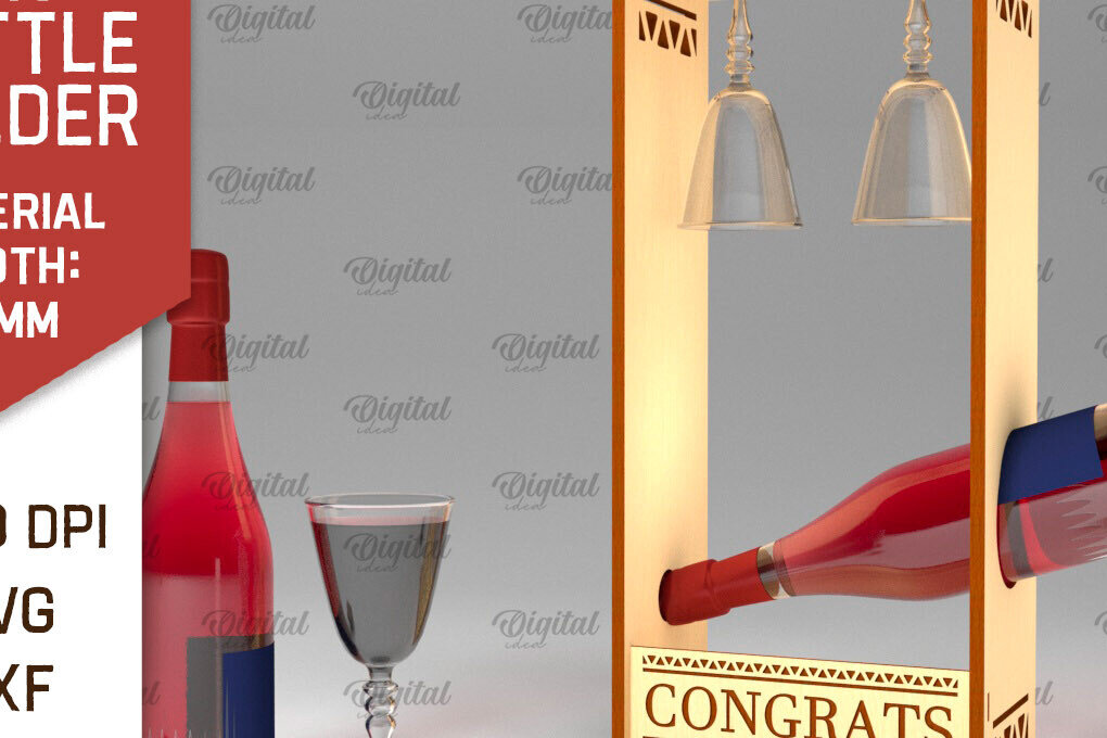 Intra απο ξύλο plywood 3mm-4mm πάχος – Ξύλινη θήκη για μπουκάλι κρασιού Δίασταση  20x20 cm INTRAFABR-100541209