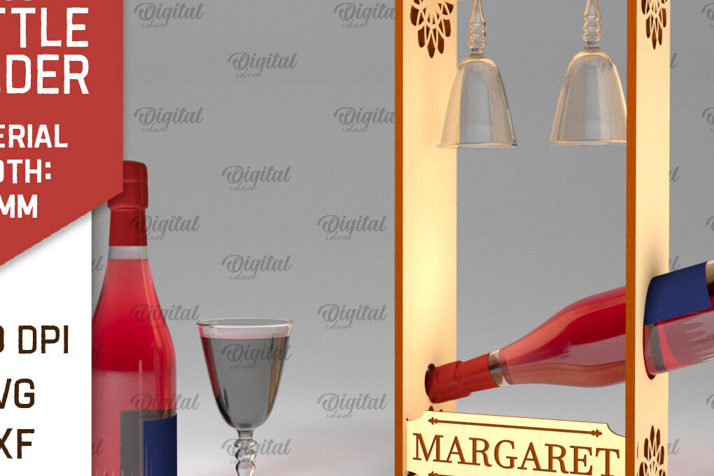 Intra απο ξύλο plywood 3mm-4mm πάχος – Ξύλινη θήκη για μπουκάλι κρασιού Δίασταση  20x20 cm INTRAFABR-100541455