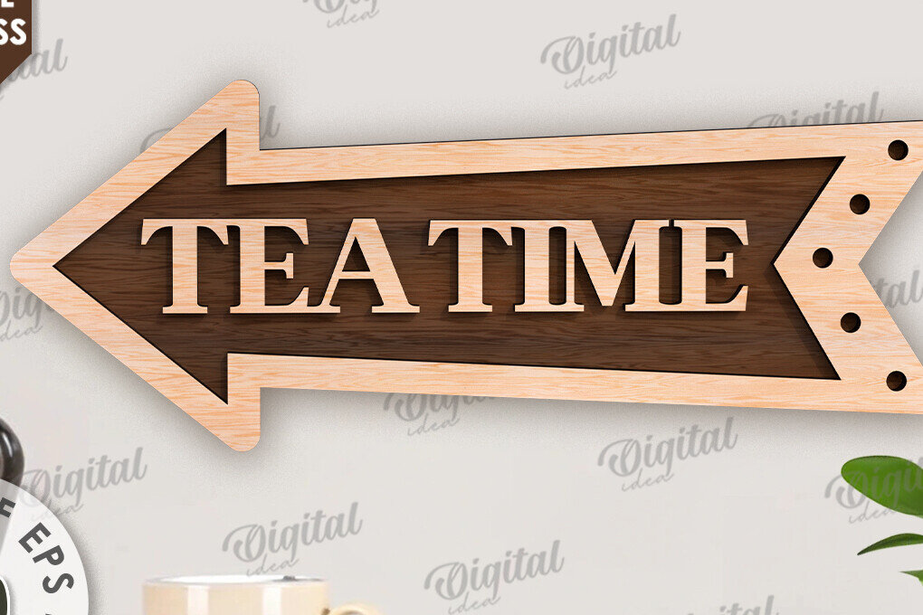 Intra απο ξύλο plywood 3mm-4mm πάχος – Ξύλινη πινακίδα με βέλος για ποτά Δίασταση  20x20 cm INTRAFABR-114546185