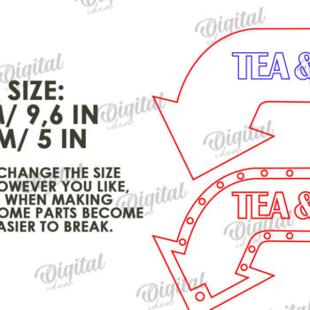 Intra απο ξύλο plywood 3mm-4mm πάχος – Ξύλινη πινακίδα με βέλος για ποτά Δίασταση  20x20 cm INTRAFABR-114546206 - Image 3