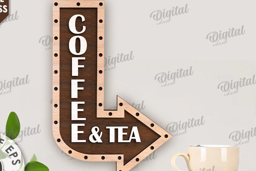 Intra απο ξύλο plywood 3mm-4mm πάχος – Ξύλινη πινακίδα με βέλος για ποτά Δίασταση  20x20 cm INTRAFABR-114546264