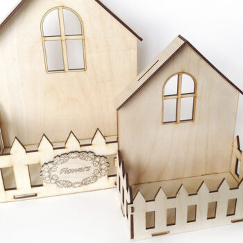 Intra απο ξύλο plywood 3mm-4mm πάχος – Ξύλινο καλάθι-κουτί για λουλούδια. Δίασταση  20x20 cm INTRAFABR-95575045 - Image 5