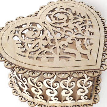 Intra απο ξύλο plywood 3mm-4mm πάχος – Ξύλινο καλάθι-κουτί. Αρχείο λέιζερ Δίασταση  20x20 cm INTRAFABR-95575051 - Image 2