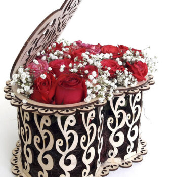 Intra απο ξύλο plywood 3mm-4mm πάχος – Ξύλινο καλάθι-κουτί. Αρχείο λέιζερ Δίασταση  20x20 cm INTRAFABR-95575051 - Image 6