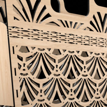 Intra απο ξύλο plywood 3mm-4mm πάχος – Ξύλινη τσάντα τσάντας παραλίας Δίασταση  20x20 cm INTRAFABR-123763353 - Image 11