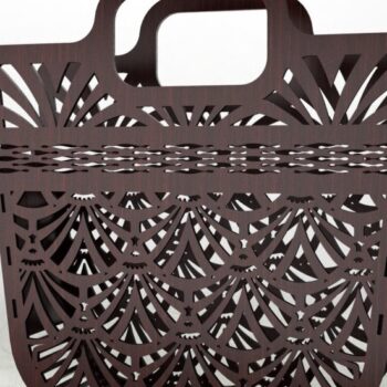 Intra απο ξύλο plywood 3mm-4mm πάχος – Ξύλινη τσάντα τσάντας παραλίας Δίασταση  20x20 cm INTRAFABR-123763353 - Image 12