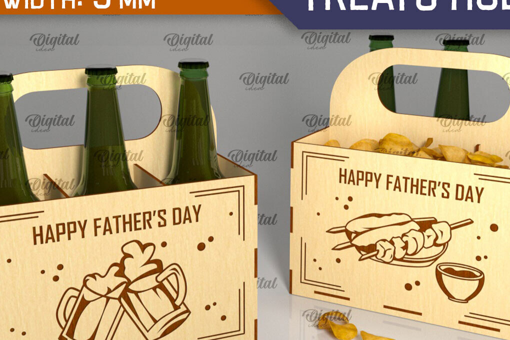 Intra απο ξύλο plywood 3mm-4mm πάχος – Ξύλινη θήκη μπύρας και λιχουδιών Δίασταση  20x20 cm INTRAFABR-95777099