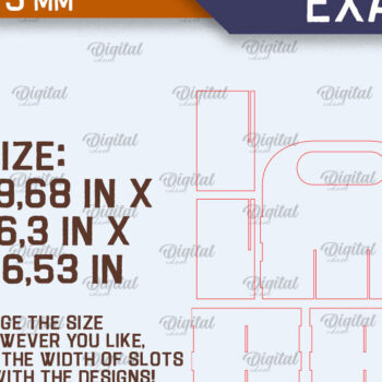 Intra απο ξύλο plywood 3mm-4mm πάχος – Ξύλινη θήκη μπύρας και λιχουδιών Δίασταση  20x20 cm INTRAFABR-95776736 - Image 2