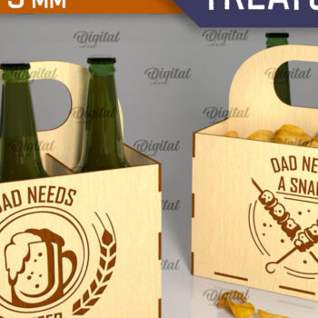 Intra απο ξύλο plywood 3mm-4mm πάχος – Ξύλινη δέσμη για μπύρες και λιχουδιές Δίασταση  20x20 cm INTRAFABR-96000640 - Image 4