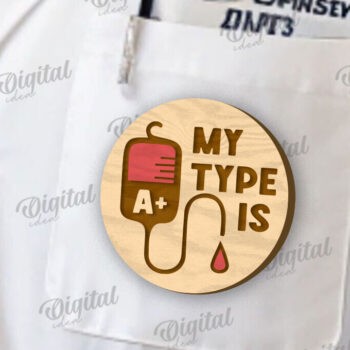 Intra απο ξύλο plywood 3mm-4mm πάχος – Ξύλινο Σήμα Αιμοδότη Δίασταση  20x20 cm INTRAFABR-111426959 - Image 1