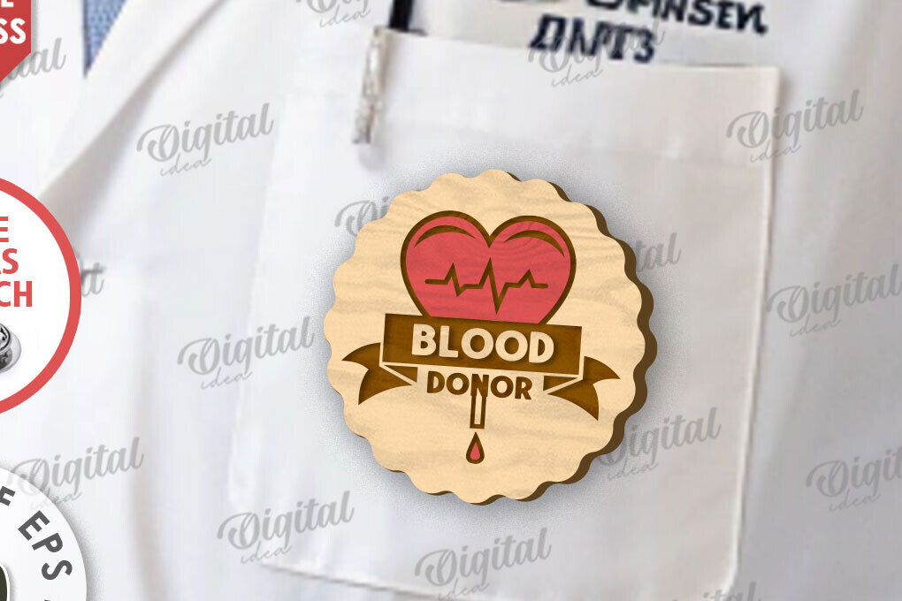 Intra απο ξύλο plywood 3mm-4mm πάχος – Ξύλινο Σήμα Αιμοδότη Δίασταση  20x20 cm INTRAFABR-111427118