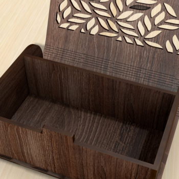 Intra απο ξύλο plywood 3mm-4mm πάχος – Ξύλινο Βιβλιοκούτι Σετ 3 τεμαχίων Δίασταση  20x20 cm INTRAFABR-120912339 - Image 2