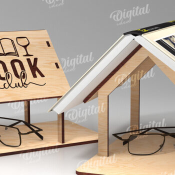 Intra απο ξύλο plywood 3mm-4mm πάχος – Ξύλινες Βιβλιοθήκες Πακέτο κοπής με λέιζερ Δίασταση  20x20 cm INTRAFABR-108441234 - Image 5