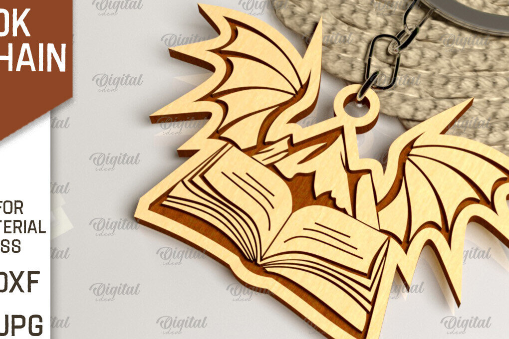 Intra απο ξύλο plywood 3mm-4mm πάχος –  κοπής με λέιζερ μπρελόκ ξύλινο βιβλίο Δίασταση  5x5 cm INTRAFABR-100055715