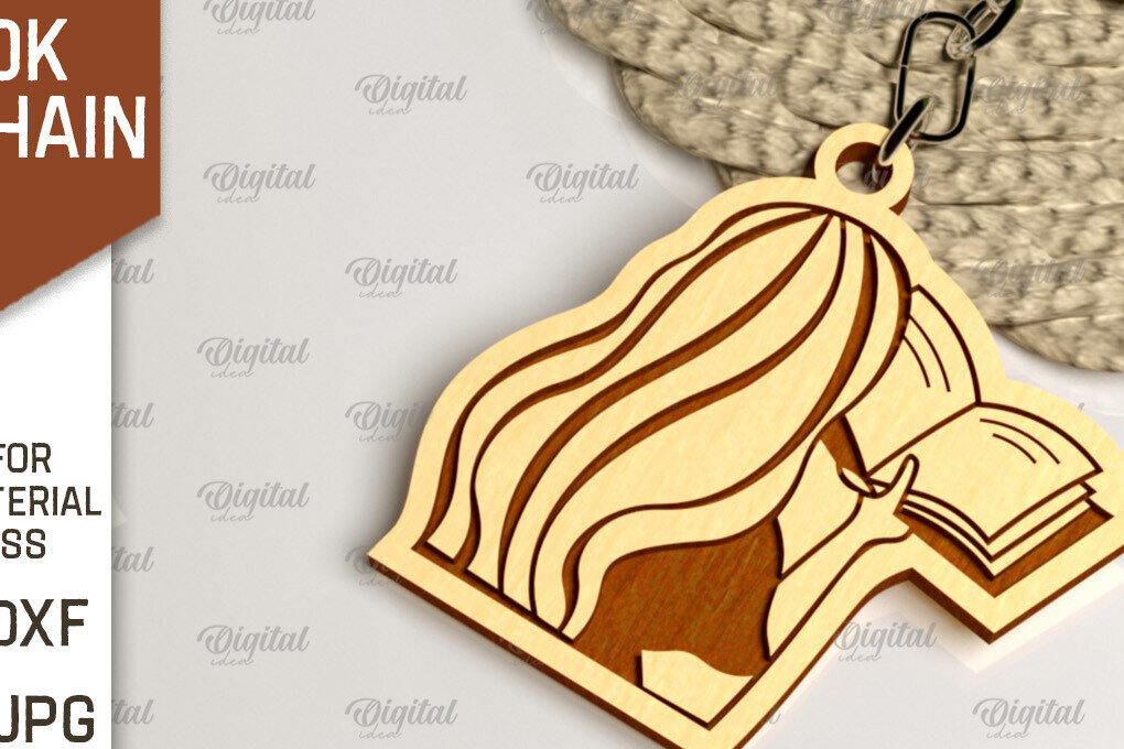 Intra απο ξύλο plywood 3mm-4mm πάχος –  κοπής με λέιζερ μπρελόκ ξύλινο βιβλίο Δίασταση  5x5 cm INTRAFABR-100055497