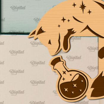 Intra απο ξύλο plywood 3mm-4mm πάχος – Ξύλινοι σελιδοδείκτες Δέσμη κοπής με λέιζερ Δίασταση  20x20 cm INTRAFABR-97298695 - Image 5