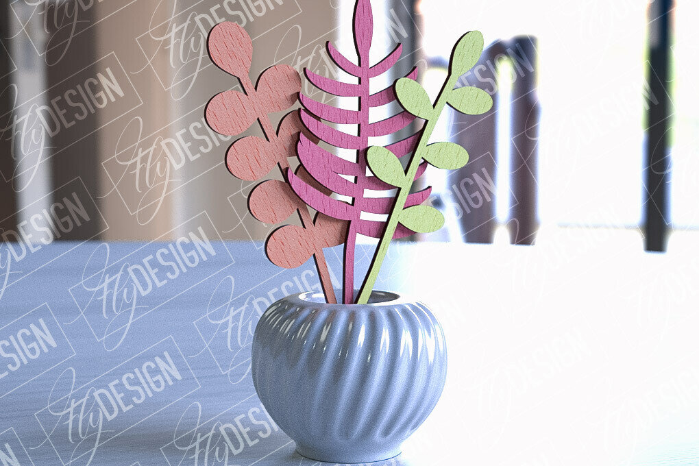 Intra απο ξύλο plywood 3mm-4mm πάχος –  Ξύλινης Ανθοδέσμης | Μπουκέτο λουλουδιών Δίασταση  20x20 cm INTRAFABR-92256700