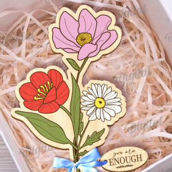 Intra απο ξύλο plywood 3mm-4mm πάχος – Ξύλινες ανθοδέσμες Δέσμη κοπής με λέιζερ Δίασταση  20x20 cm INTRAFABR-116818223 - Image 4