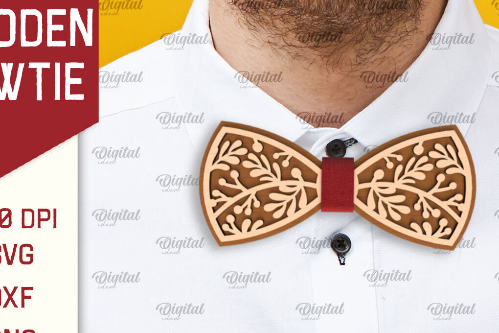 Intra απο ξύλο plywood 3mm-4mm πάχος – Ξύλινο παπιγιόν Ανδρικό παπιγιόν Δίασταση  20x20 cm INTRAFABR-95661340