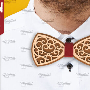 Intra απο ξύλο plywood 3mm-4mm πάχος – Ξύλινο παπιγιόν Ανδρικό παπιγιόν Δίασταση  20x20 cm INTRAFABR-95661464 - Image 1