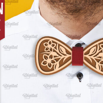 Intra απο ξύλο plywood 3mm-4mm πάχος – Ξύλινο παπιγιόν Ανδρικό παπιγιόν Δίασταση  20x20 cm INTRAFABR-95661719 - Image 1