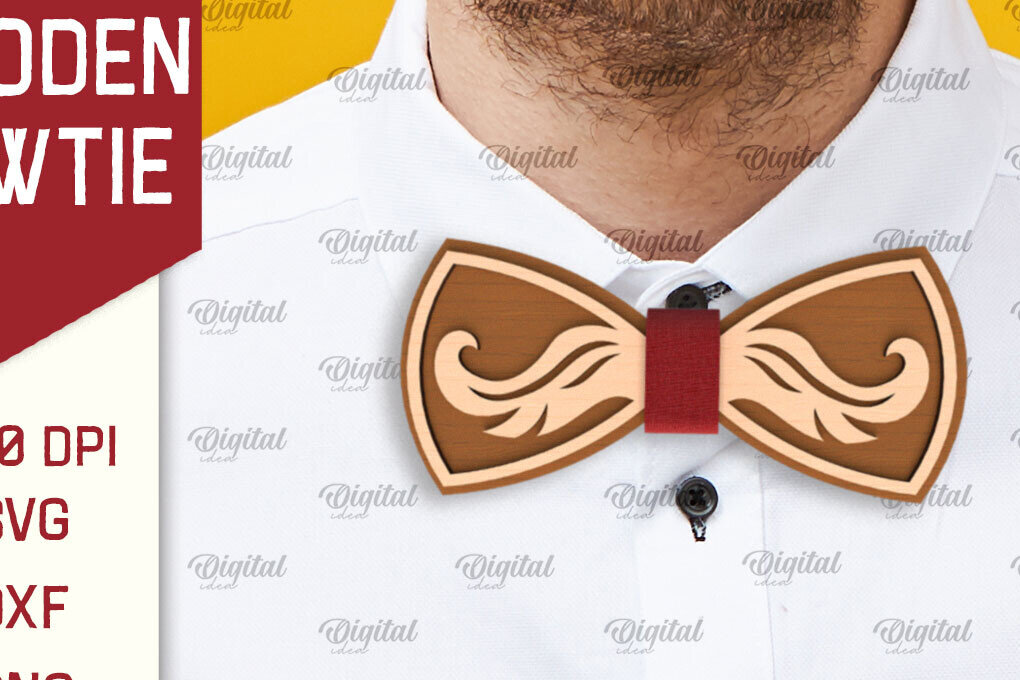 Intra απο ξύλο plywood 3mm-4mm πάχος – Ξύλινο παπιγιόν Ανδρικό παπιγιόν Δίασταση  20x20 cm INTRAFABR-95661144