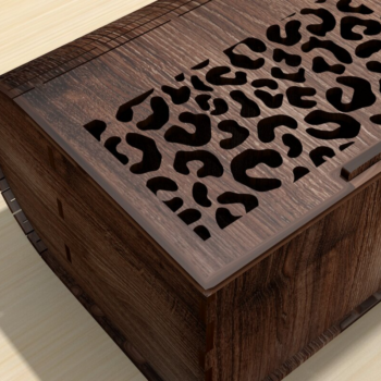 Intra απο ξύλο plywood 3mm-4mm πάχος – Ξύλινο κουτί (130x130x80 mm) Δίασταση  20x20 cm INTRAFABR-122248972 - Image 1