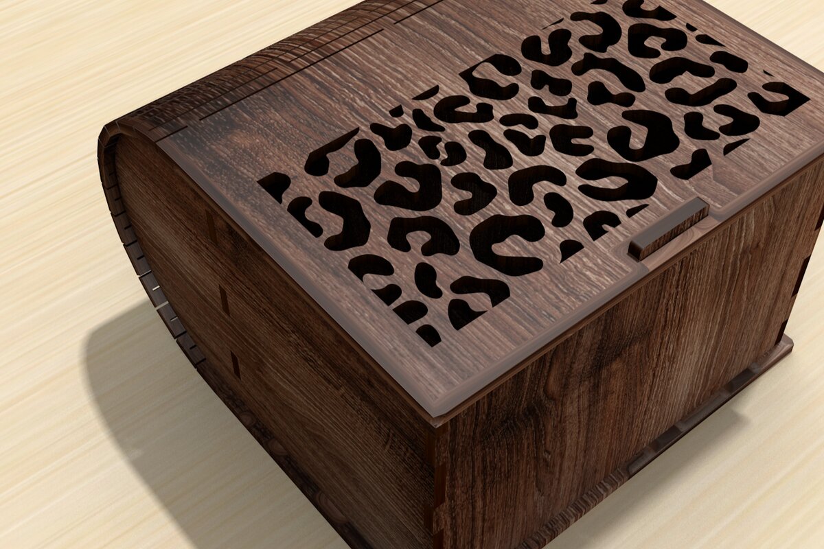 Intra απο ξύλο plywood 3mm-4mm πάχος – Ξύλινο κουτί (130x130x80 mm) Δίασταση  20x20 cm INTRAFABR-122248972