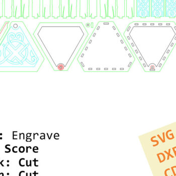 Intra απο ξύλο plywood 3mm-4mm πάχος – Αρχείο ξύλινο κουτί. Αρχείο κοπής με λέιζερ Δίασταση  20x20 cm INTRAFABR-88823787 - Image 9