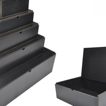 Intra απο ξύλο plywood 3mm-4mm πάχος – Ξύλινο Κουτί Κουτί κοσμημάτων Δίασταση  20x20 cm INTRAFABR-35441157 - Image 1