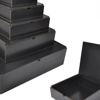 Intra απο ξύλο plywood 3mm-4mm πάχος – Ξύλινο Κουτί Κουτί κοσμημάτων Δίασταση  20x20 cm INTRAFABR-35441132 - Image 1