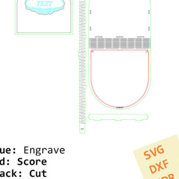 Intra απο ξύλο plywood 3mm-4mm πάχος – Ξύλινο κουτί. Αρχείο κοπής με λέιζερ. Δίασταση  20x20 cm INTRAFABR-99697262 - Image 9