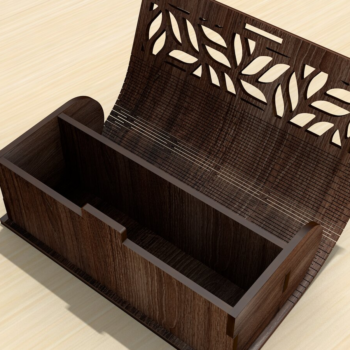 Intra απο ξύλο plywood 3mm-4mm πάχος – Ξύλινο κουτί, μολυβοθήκη ή κουτί γυαλιών Δίασταση  20x20 cm INTRAFABR-115899732 - Image 5