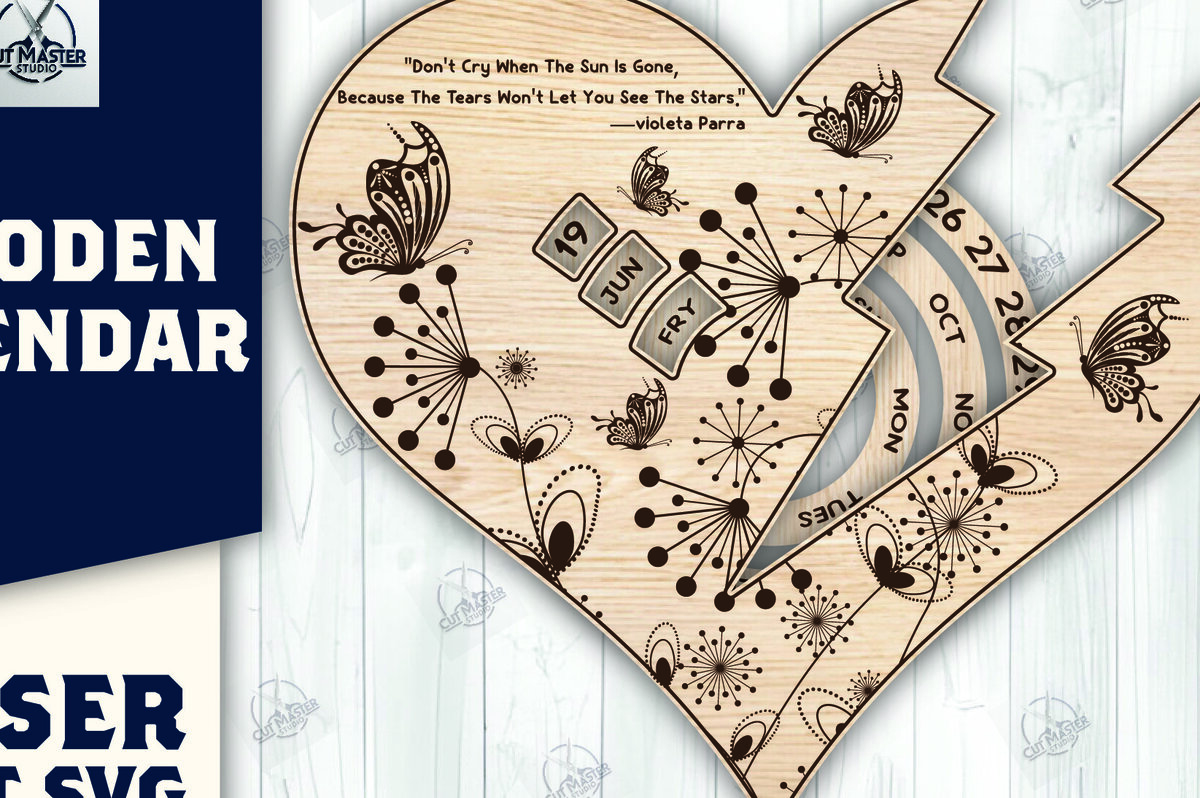 Intra απο ξύλο plywood 3mm-4mm πάχος – Ξύλινο Ημερολόγιο 2025 I Δίασταση  20x20 cm INTRAFABR-110927219