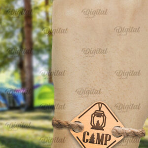 Intra απο ξύλο plywood 3mm-4mm πάχος – Ξύλινο βραχιόλι κάμπινγκ κοπής με λέιζερ Δίασταση  20x20 cm INTRAFABR-93857418