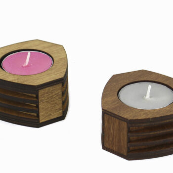 Intra απο ξύλο plywood 3mm-4mm πάχος – Ξύλινη Κηροπήγα. Αρχείο κοπής με λέιζερ Δίασταση  20x20 cm INTRAFABR-90346910 - Image 5