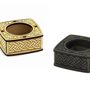 Intra απο ξύλο plywood 3mm-4mm πάχος – Ξύλινη Κηροπήγα. Αρχείο κοπής με λέιζερ. Δίασταση  20x20 cm INTRAFABR-90328491 - Image 7