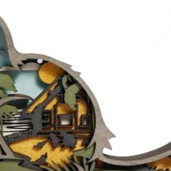 Intra απο ξύλο plywood 3mm-4mm πάχος – Ξύλινες χριστουγεννιάτικες στρώσεις γάτας Δίασταση  20x20 cm INTRAFABR-51260199 - Image 1