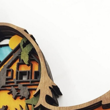 Intra απο ξύλο plywood 3mm-4mm πάχος – Ξύλινες χριστουγεννιάτικες στρώσεις γάτας Δίασταση  20x20 cm INTRAFABR-51260199 - Image 4