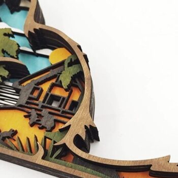 Intra απο ξύλο plywood 3mm-4mm πάχος – Ξύλινες χριστουγεννιάτικες στρώσεις γάτας Δίασταση  20x20 cm INTRAFABR-51260199 - Image 6