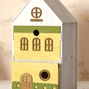 Intra απο ξύλο plywood 3mm-4mm πάχος – Πακέτο Ξύλινα Κουτιά Παιδικού Σπιτιού Δίασταση  20x20 cm INTRAFABR-120104264 - Image 9