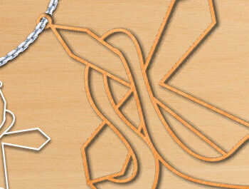 Intra απο ξύλο plywood 3mm-4mm πάχος – Σετ Ξύλινο Χριστιανικό Σταυρό Κολιέ Δίασταση  20x20 cm INTRAFABR-70106104 - Image 5