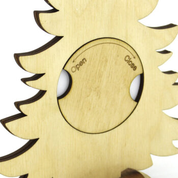 Intra απο ξύλο plywood 3mm-4mm πάχος – Ξύλινη χριστουγεννιάτικη κορνίζα. Αρχείο λέιζερ Δίασταση  20x20 cm INTRAFABR-86285130 - Image 5