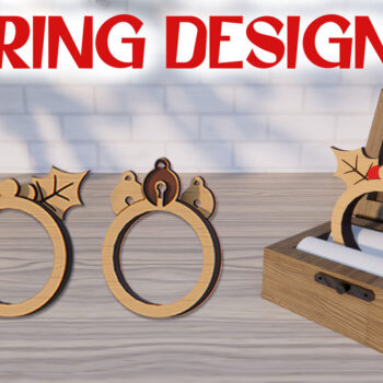 Intra απο ξύλο plywood 3mm-4mm πάχος – Ξύλινο χριστουγεννιάτικο δαχτυλίδι. Δίασταση 20x20 cm INTRAFABR-84192013 - Image 2