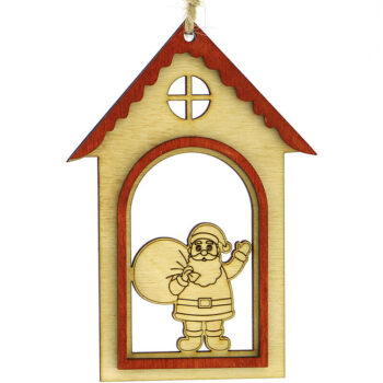 Intra απο ξύλο plywood 3mm-4mm πάχος – Ξύλινα χριστουγεννιάτικα παιχνίδια κομμένα με λέιζερ αρχείο Δίασταση  20x20 cm INTRAFABR-86285743 - Image 2