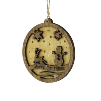 Intra απο ξύλο plywood 3mm-4mm πάχος – Ξύλινα χριστουγεννιάτικα παιχνίδια. Αρχείο κοπής με λέιζερ. Δίασταση  20x20 cm INTRAFABR-86341815 - Image 4