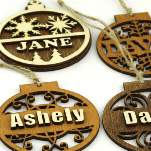 Intra απο ξύλο plywood 3mm-4mm πάχος – Ξύλινα χριστουγεννιάτικα παιχνίδια. Αρχείο κοπής με λέιζερ Δίασταση  20x20 cm INTRAFABR-85462249