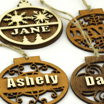 Intra απο ξύλο plywood 3mm-4mm πάχος – Ξύλινα χριστουγεννιάτικα παιχνίδια. Αρχείο κοπής με λέιζερ Δίασταση  20x20 cm INTRAFABR-85462249 - Image 1